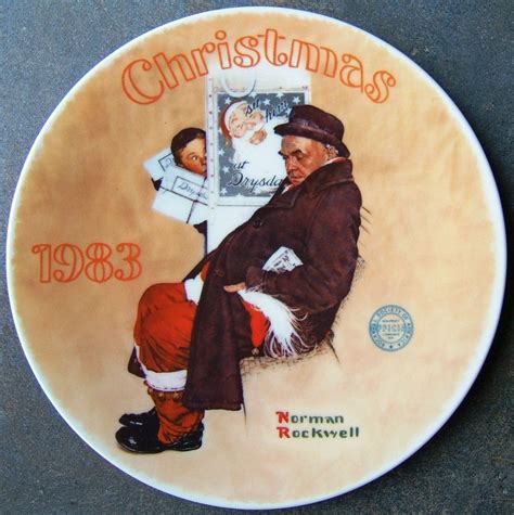 norman rockwell christmas plates|are norman rockwell plates worth anything.